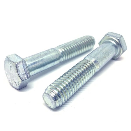 Boltsandnuts.Com Grade 5, 1/4"-20 Hex Head Cap Screw, Zinc Plated Steel, 2 in L, 250 PK 25C200HCS5Z-250